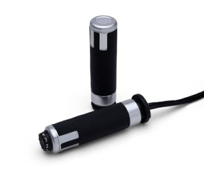 【56100569】ハーレー純正　スイッチバックヒーテッドハンドグリップ　クリアアノダイズド/SWITCH　BACK Heated HAND GRIPS ― CLEAR ANODIZED