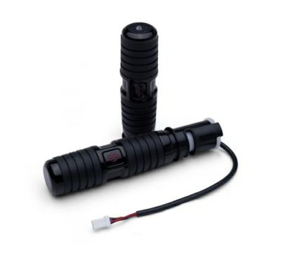 【 56100713 】ハーレー純正　カフナヒーテッドハンドグリップ　グロスブラック/Kahuna Heated HAND GRIPS ― Gloss Black