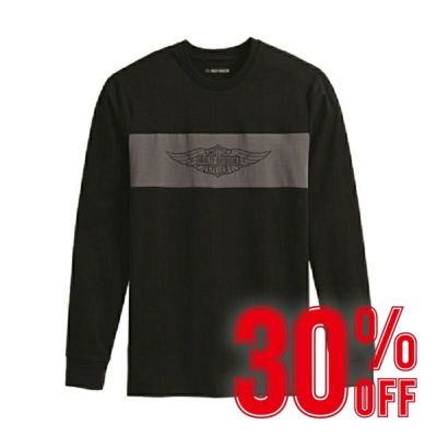 HARLEY-DAVIDSON 純正（ハーレーダビッドソン）メンズ ウィング バー＆シールドTシャツ_96316-23VM