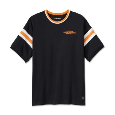 HARLEY-DAVIDSON 純正（ハーレーダビッドソン）メンズ プレイオン・ドロップショルダーTシャツ_96025-25VM