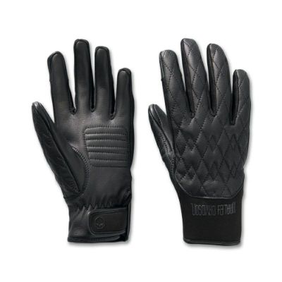 夏用HARLEY-DAVIDSON グローブ Lサイズ スカルロゴ付き新品 HARLEY-DAVIDSON 純正（ハーレーダビッドソン）ウィメンズ