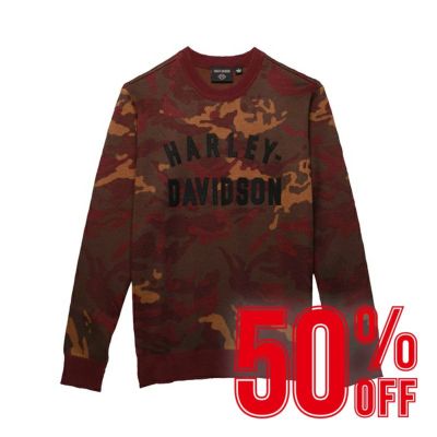 HARLEY-DAVIDSON 純正（ハーレーダビッドソン）メンズ ステープルカモセーター_96309-23VM