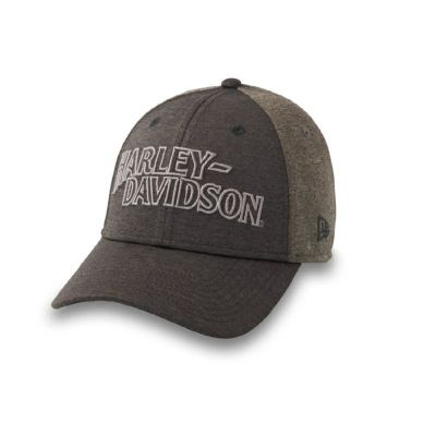 HARLEY-DAVIDSON 純正（ハーレーダビッドソン）メンズ Drop H 39THIRTY シャドーテックヘザーストレッチフィットキャップ_97604-25VM