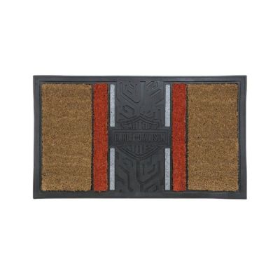 【ハーレー純正】 HDL-10075_ハーレーダビッドソン Bar & Shieldタイヤトレッドノンスリップラバー＆コアーエントリーマット