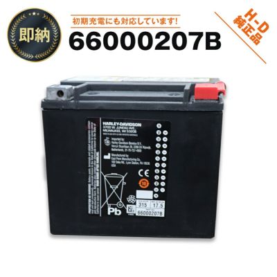 即納【66000207B】ハーレー純正　バイクバッテリー H-D AGM Original Equipment Battery（旧品番：65989-97D）