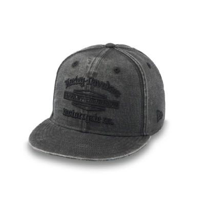 HARLEY-DAVIDSON 純正（ハーレーダビッドソン）メンズ オールドイングリッシュスタックBar & Shield 59FIFTYキャップ_97610-25VM