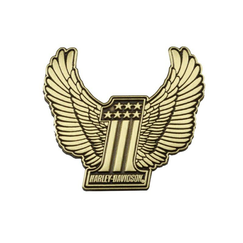 ハーレー純正】ハーレーダビッドソン アイコニック ウィングド #1 ロゴ