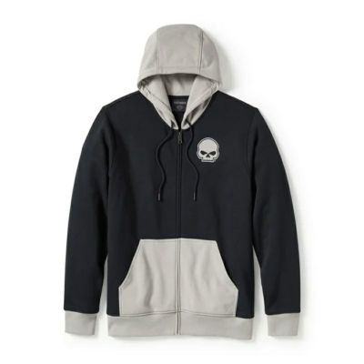 HARLEY-DAVIDSON 純正（ハーレーダビッドソン）ウィリーGスカルカラーブロックジップフロントパーカー_96360-25VM
