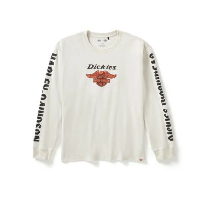 HARLEY-DAVIDSON 純正（ハーレーダビッドソン）メンズ Dickies x H-D ヘビーウェイト ロングスリーブ イーグルTシャツ_96568-25VM