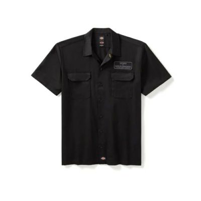 HARLEY-DAVIDSON 純正（ハーレーダビッドソン）メンズ Dickies x H-D イーグル ショートスリーブ ワークシャツ_96574-25VM