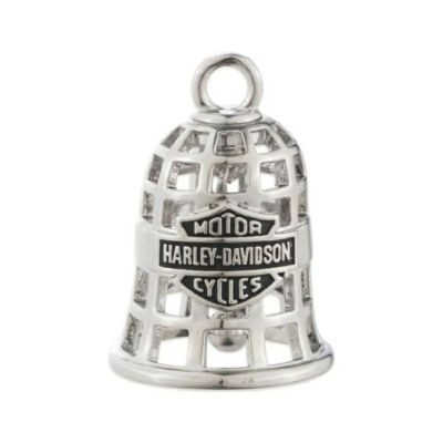 Harley-Davidson バイカー用ベル シルバー Ride独自のベル Amazon | Harley-Davidson Silver Classic Bar & Shield Logo