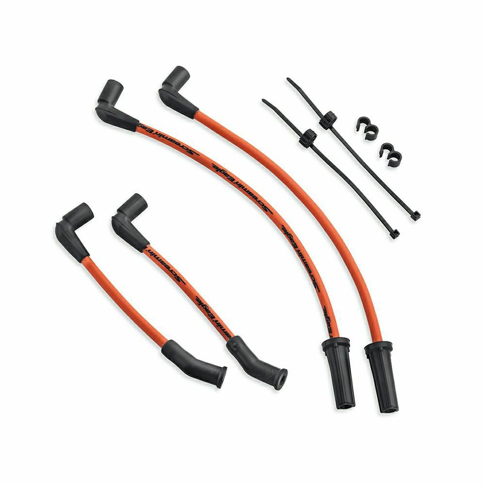 スクリーミンイーグル・10MMファットスパークプラグワイヤーScreamin'Eagle10MMPhatSparkPlugWires-Orange