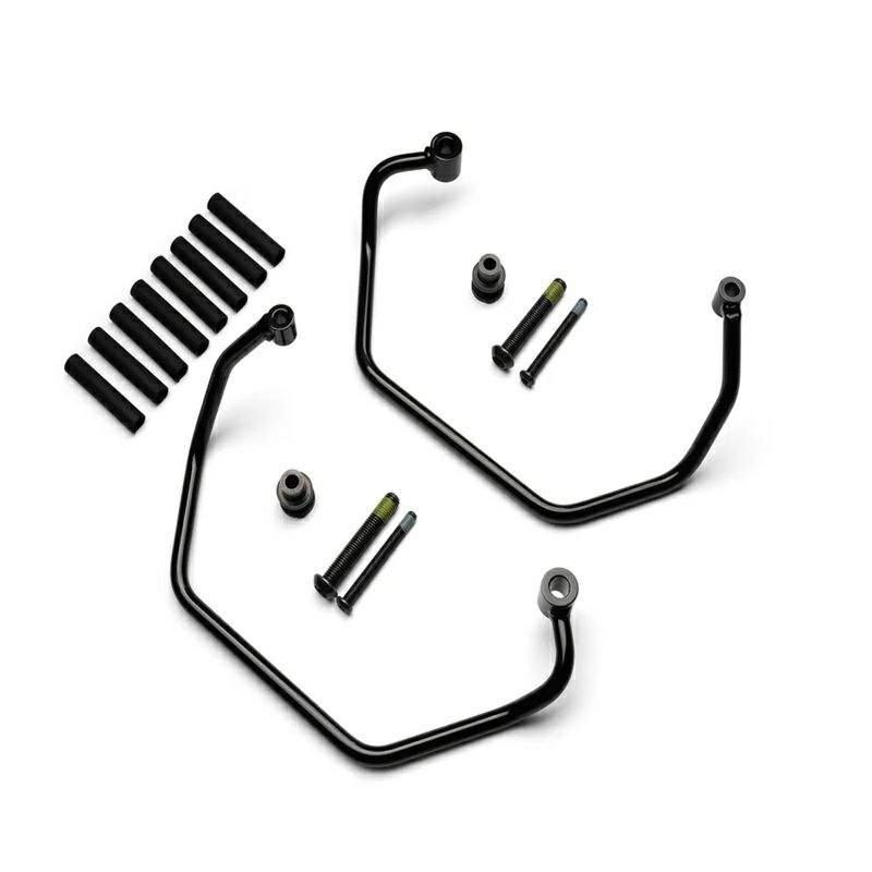 サドルバッグサポートGlossBlackSaddelbagSupports