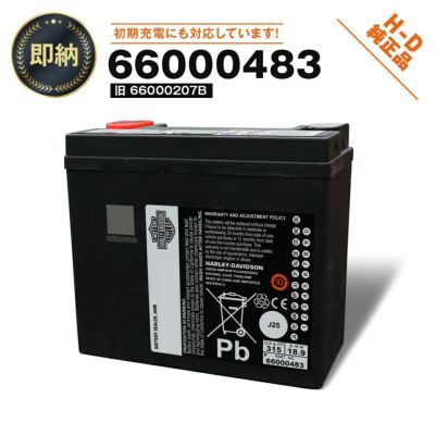 66000208B 】ハーレー純正 バイクバッテリー H-D AGM Original
